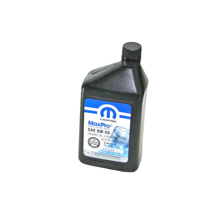 Mopar 68523994AA 0W20 Engine Oil  for 18-22 Jeep Wrangler JL and Gladiator JT with 3.6L Engine
