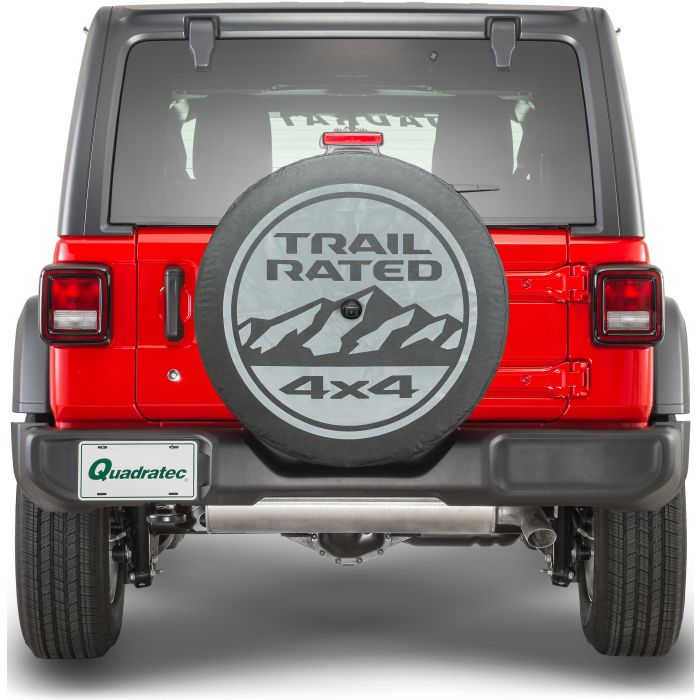 Mopar 82215438 Trail Rated Spare Tire Cover for 18-19 Jeep Wrangler JL