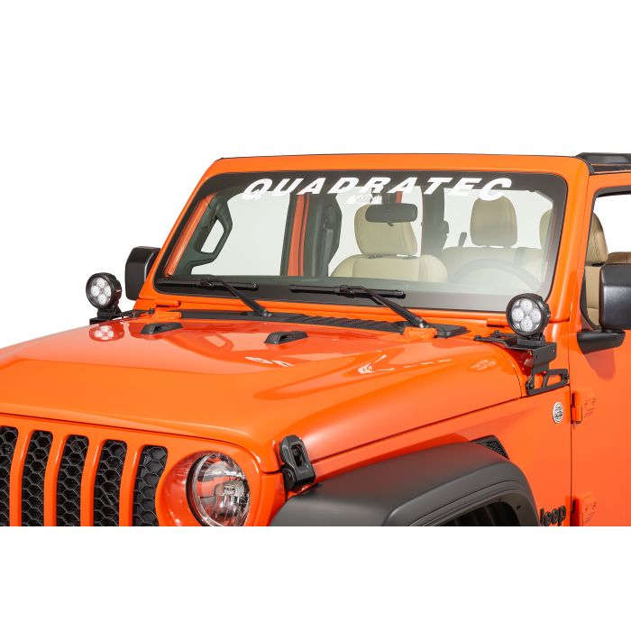 Mopar 82215427 A-Pillar Light Brackets for 18-21 Jeep Wrangler JL & Gladiator JT
