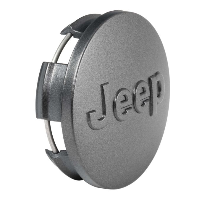 Mopar 1LB77MALAC Recon Edition Center Cap in Gray for 07-21 Jeep Wrangler JK, JL, and 20-21 Gladiator JT with 17" Recon Wheels or 17" Quadratec Gun Metal Wheels