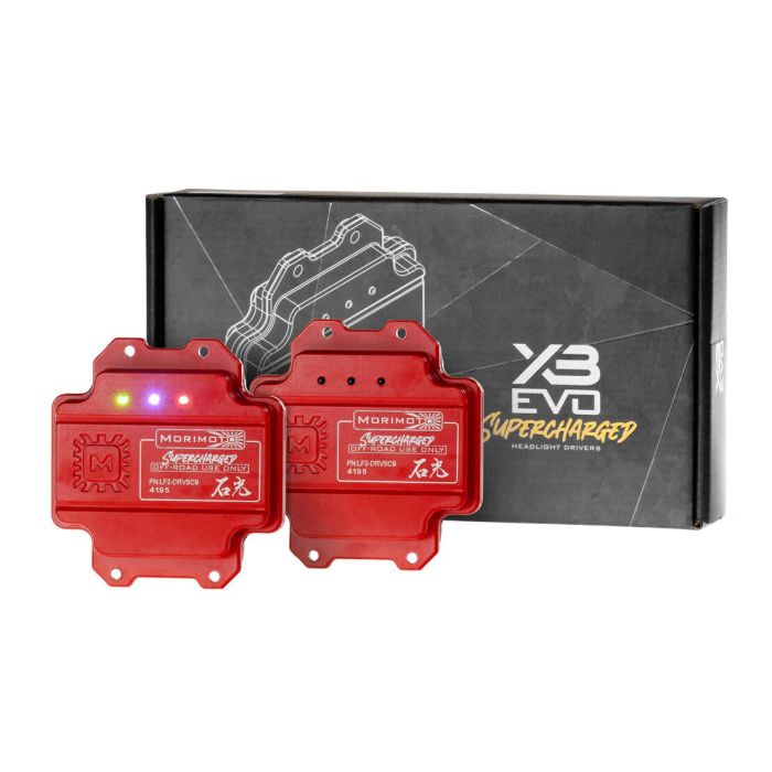 Morimoto LF2-DRVSC9 XB Evo Headlights Supercharged Drivers for 16-23 Toyota Tacoma