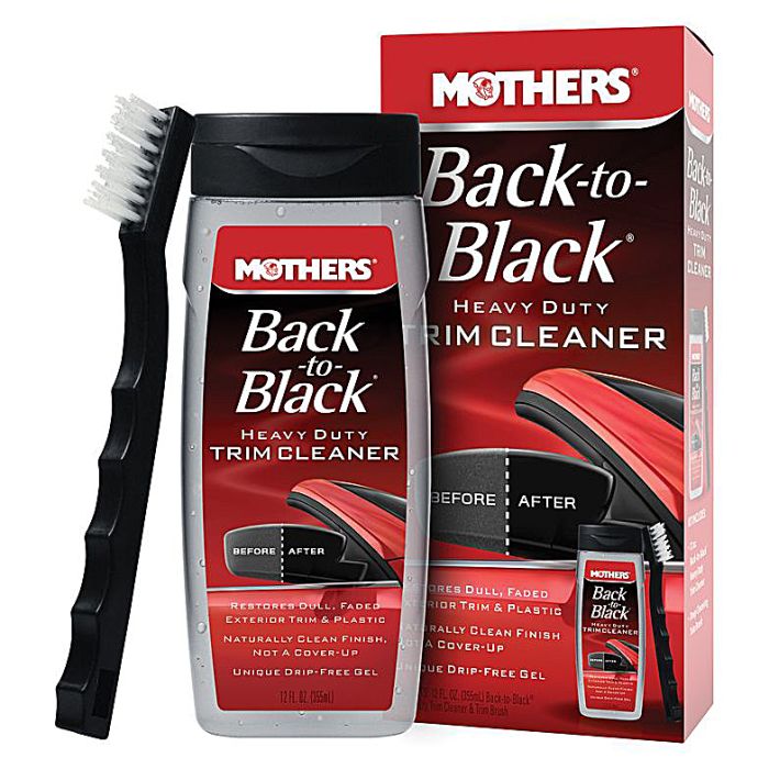 Mothers 06141 Back-to-Black Heavy-Duty Trim Cleaner Kit 