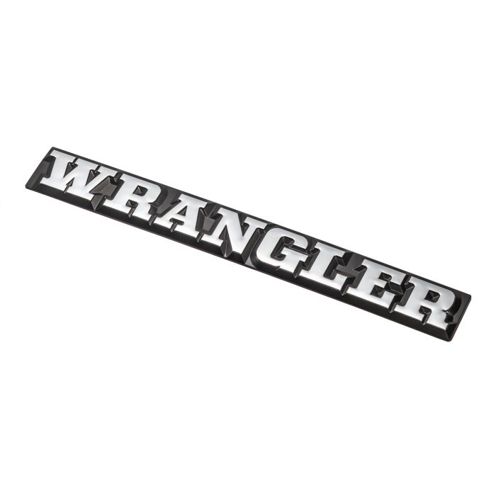 OMIX DMC-55010768 Wrangler Emblem for 87-90 Jeep Wrangler YJ