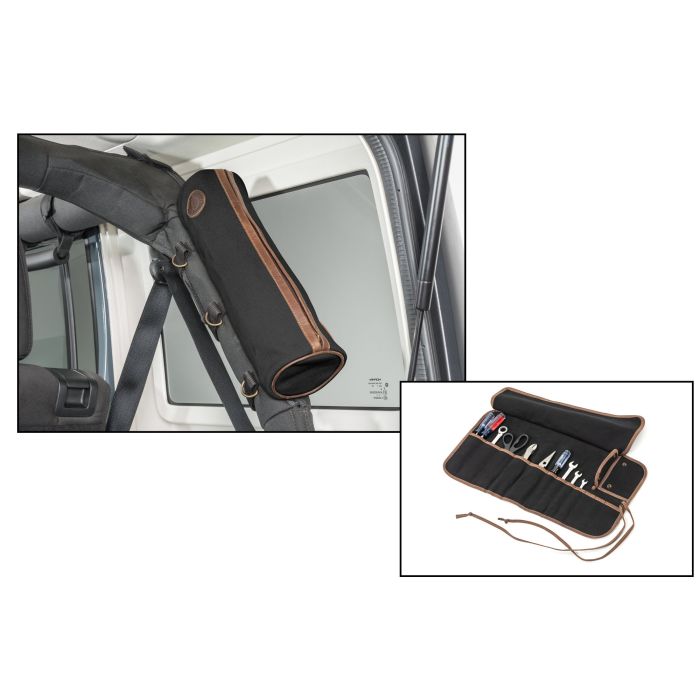 Roll Bar Storage Bag w/Sherpa Tool Roll Black