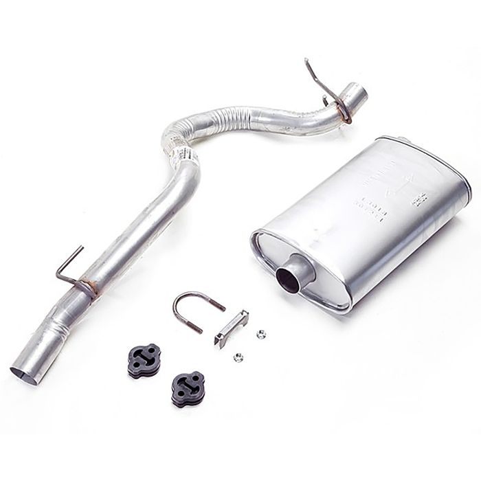 OMIX 17611.01 Muffler & Tailpipe Kit for 93-95 Jeep Wrangler YJ with 4 & 6cyl. Engine
