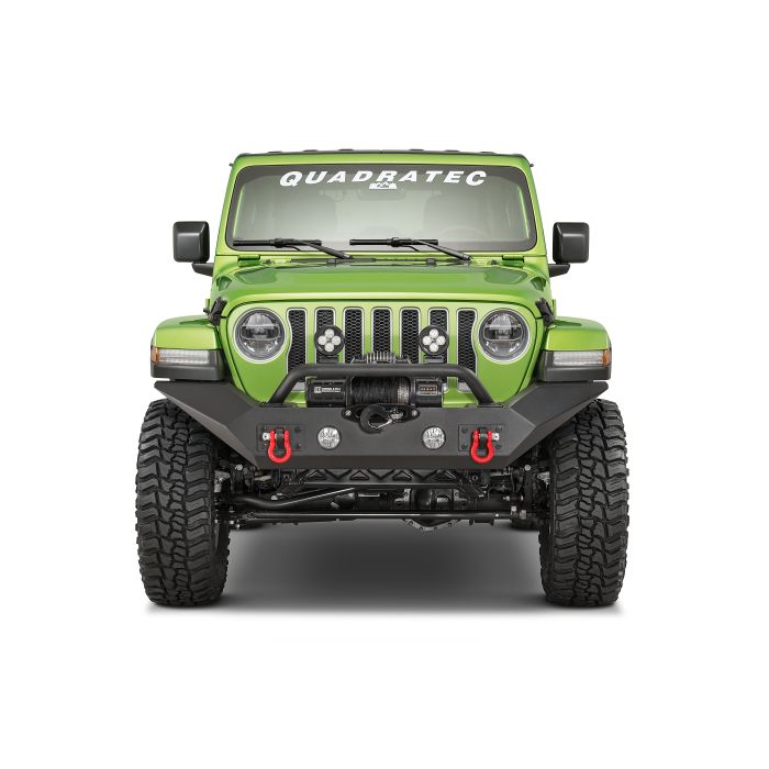 Rugged Ridge 11548.44 Spartan Front Bumper Over Rider Hoop for 18-20 Jeep Wrangler JL and Gladiator JT with Spartan Front Bumper
