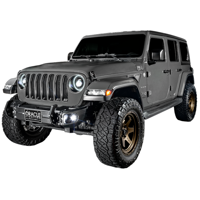 Oracle Lighting 5853-504 Smoked LED Front Side Markers for 18-21 Jeep Wrangler JL & 2021 Gladiator JT