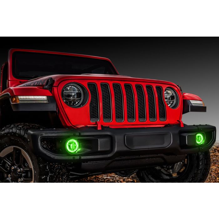 ORACLE FOG LIGHT LED HALO KIT GREEN JL