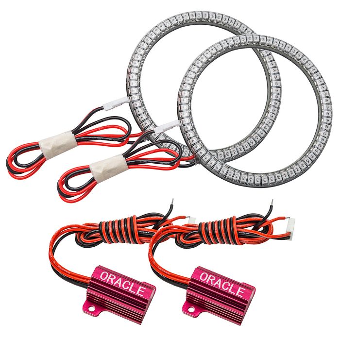Oracle Lighting  Waterproof LED Fog Light Halo Kit for 18-20 Jeep Wrangler JL