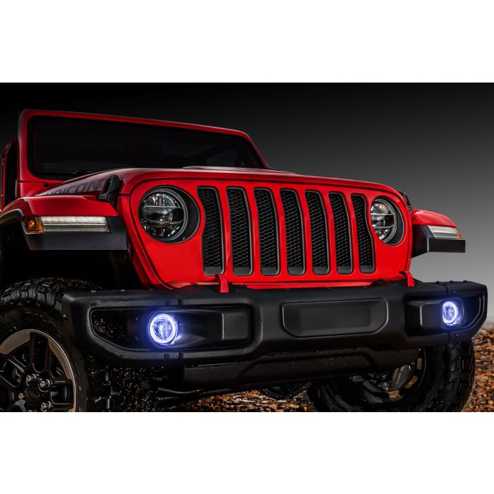 Oracle Lighting  Waterproof LED Fog Light Halo Kit for 18-20 Jeep Wrangler JL