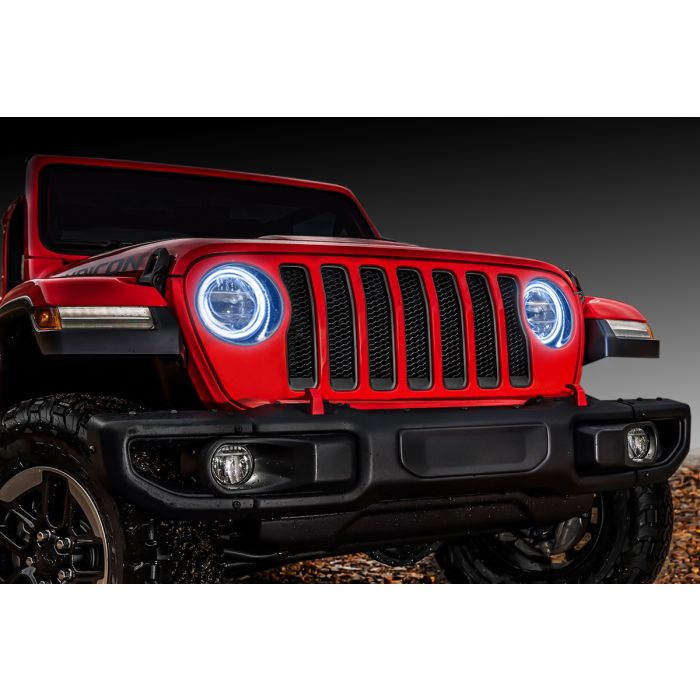 Oracle Lighting  Waterproof Surface Mount LED Headlight Halo Kit for 18-20 Jeep Wrangler JL