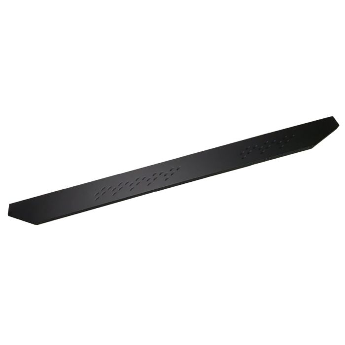 Owens Products 850011382  Venum Louvered Running Boards Mill Finish Black Aluminum for 18-19 Jeep Wrangler JL Unlimited 
