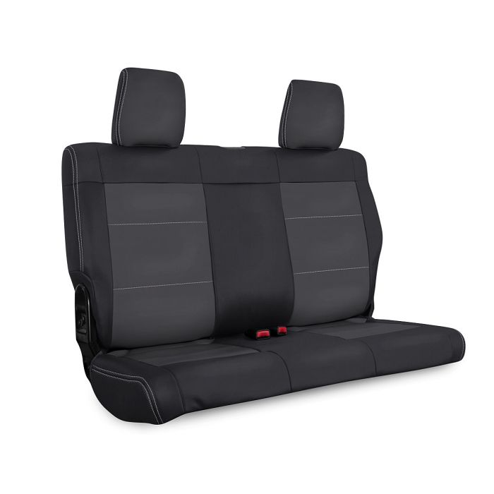 PRP RR SEAT CVR 07-10 JK2DR BLACK GRAY