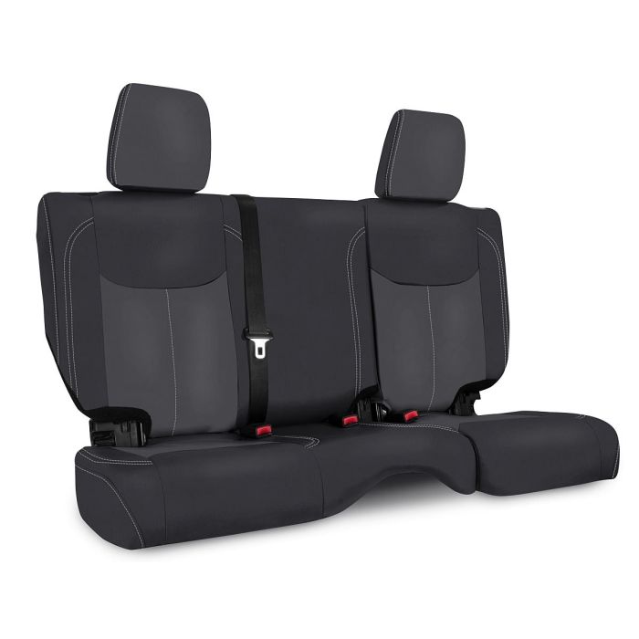 PRP RR SEAT CVR 13-18 JK2DR BLACK GRAY