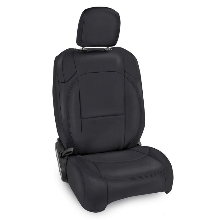 PRP FR SEAT CVR JL 2DR RUBI ALL BLACK