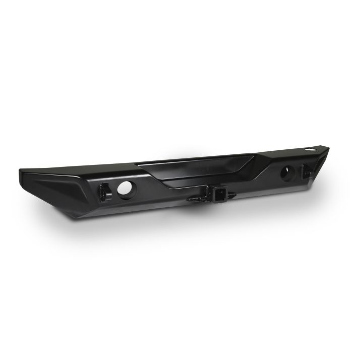Poison Spyder 17-65-010P1 Crawler Rear Bumper with 2" Hitch and D-Ring Tabs for 07-18 Jeep Wrangler JK & Unlimited JK