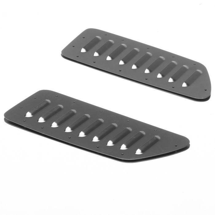 POISON SPYDER HOOD LOUVER BLK JL RUBI