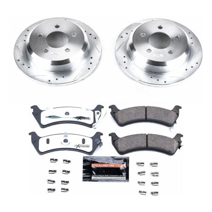 Power Stop K2131-36 Rear Z36 Extreme Performance Truck & Tow Brake Kit for 93-98 Jeep Grand Cherokee ZJ