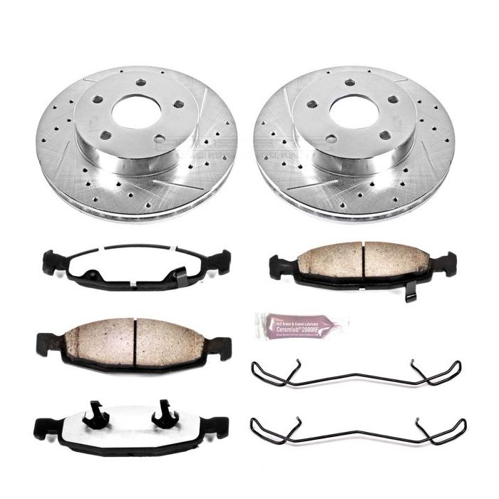 Power Stop K2147-36 Front Z36 Extreme Performance Truck & Tow Brake Kit for 99-02 Jeep Grand Cherokee WJ with Teves Calipers
