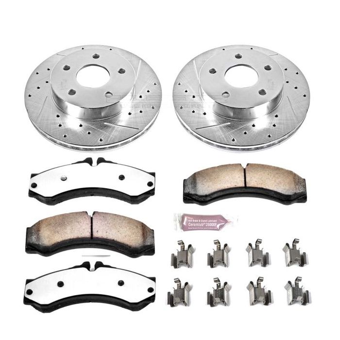Power Stop K2149-36 Front Z36 Extreme Performance Truck & Tow Brake Kit for 99-04 Jeep Grand Cherokee WJ with Akebono Calipers