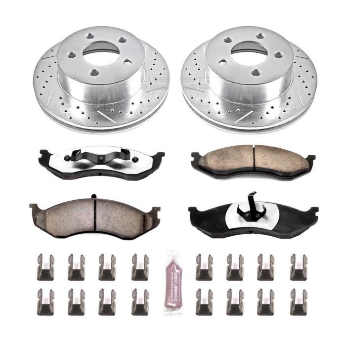 Power Stop K2152-36 Front Z36 Extreme Performance Truck & Tow Brake Kit for 99-06 Jeep Cherokee XJ, Wrangler TJ & Unlimited