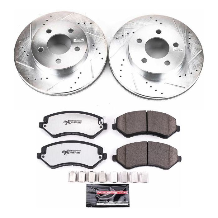 Power Stop K2160-36 Front  Z36 Extreme Truck and Tow Brake Kit  for 02-07 Jeep Liberty KJ