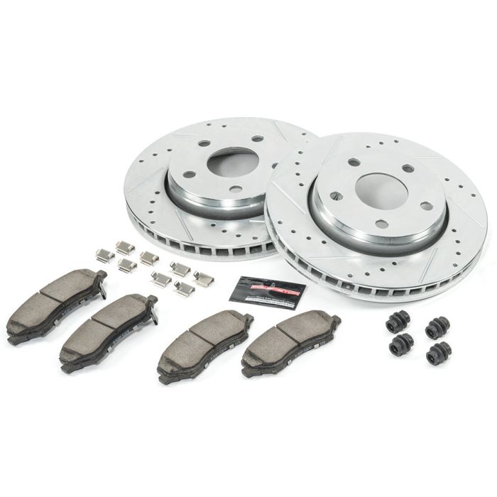 Power Stop K3097-36 Front Z36 Extreme Performance Truck & Tow Brake Kit for 07-18 Jeep Wrangler JK