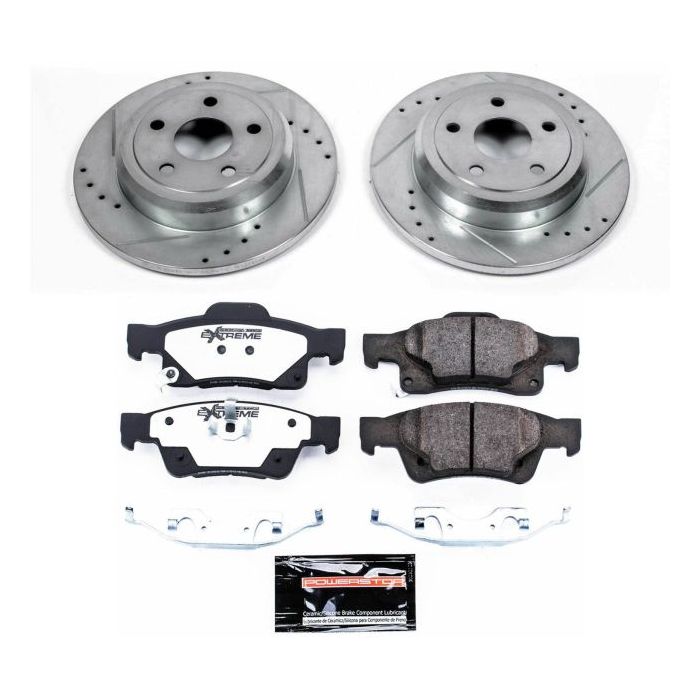Power Stop  Rear Z36 Extreme Performance Truck & Tow Brake Kit for 11-18 Jeep Grand Cherokee WK2