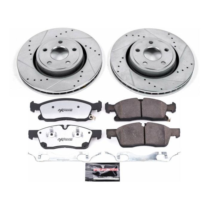 Power Stop K7133-36 Front Z36 Extreme Performance Truck & Tow Brake Kit for 16-18 Jeep Grand Cherokee WK