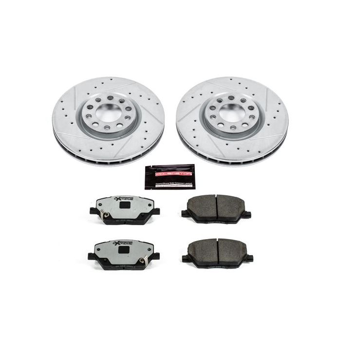 Power Stop K7299-36 Front Z36 Extreme Performance Truck & Tow Brake Kit for 15-20 Jeep Renegade BU