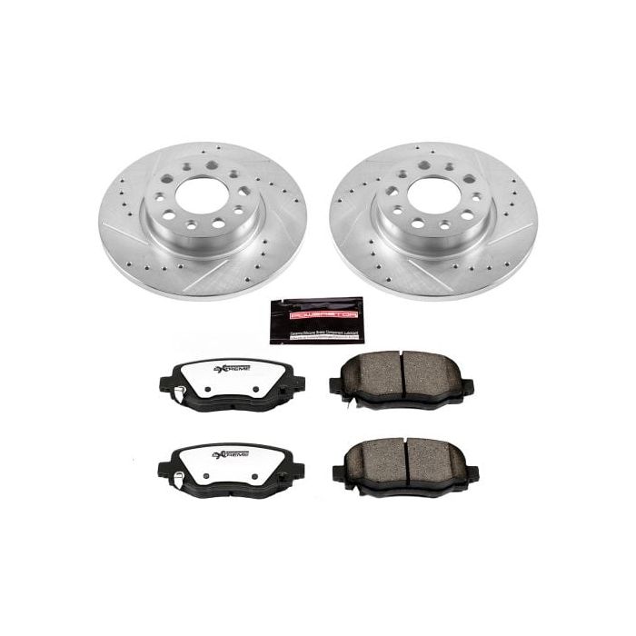 Power Stop K7301-36 Rear Z36 Extreme Performance Truck & Tow Brake Kit for 15-20 Jeep Renegade BU