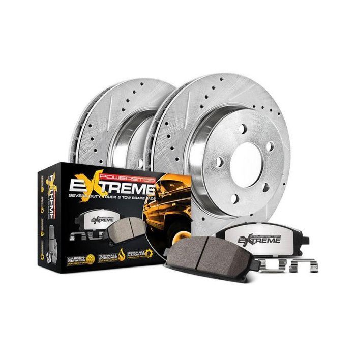 Power Stop   Rear Z36 Extreme Performance Truck & Tow Brake Kit for 18-20 Jeep Wrangler JL