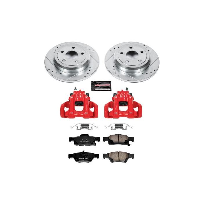 Power Stop  Rear Z36 Extreme Performance Truck & Tow Brake Kit with Calipers for 11-18 Jeep Grand Cherokee WK2