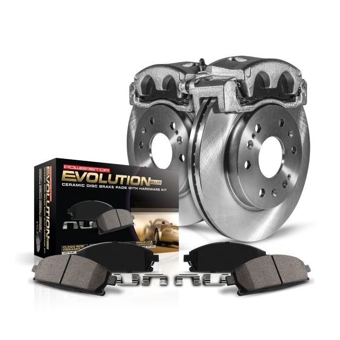 Power Stop  Rear Z17 OE Replacement Brake Kit with Calipers for 18-20 Jeep Wrangler JL