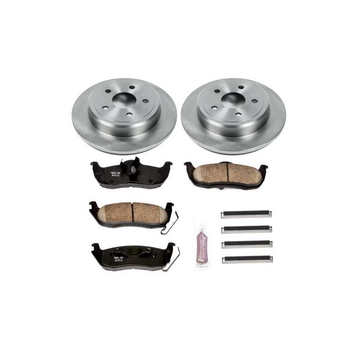 Power Stop KOE2221 Rear Z16 Autospecialty Daily Driver OE Brake Kit for 05-10 Jeep Grand Cherokee WK & Commander XK