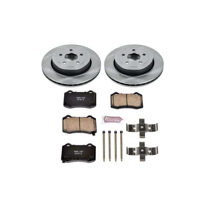 Power Stop KOE2949 Rear Z16 Autospecialty Daily Driver OE Brake Kit for 06-10 Jeep Grand Cherokee WK SRT8