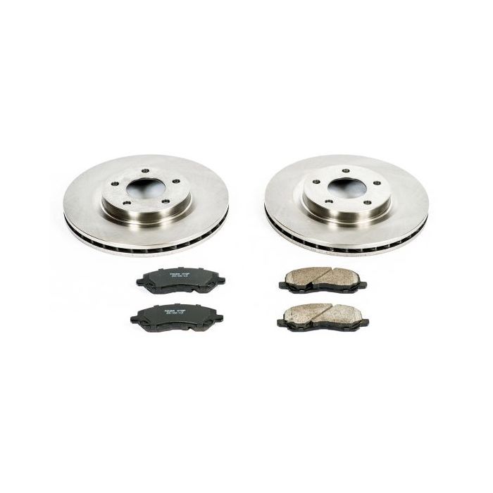 Power Stop KOE3032 Front Z16 Autospecialty Daily Driver OE Brake Kit for 07-13 Jeep Compass & Patriot MK