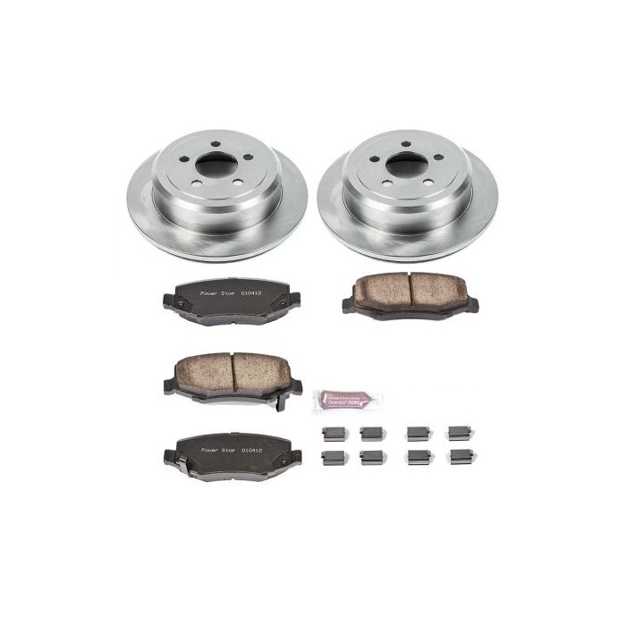Power Stop KOE3046 Rear Z16 Autospecialty Daily Driver OE Brake Kit for 08-12 Jeep Liberty KK