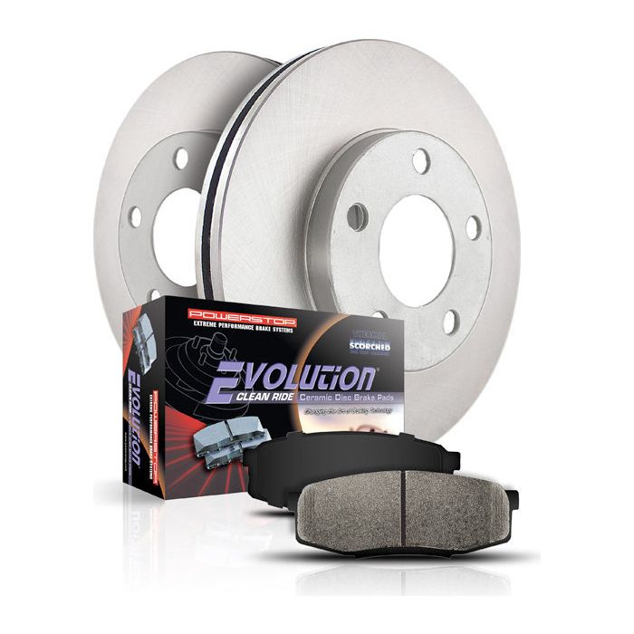 Power Stop KOE3090 Rear Z16 Autospecialty Daily Driver OE Brake Kit for 07-18 Jeep Wrangler JK