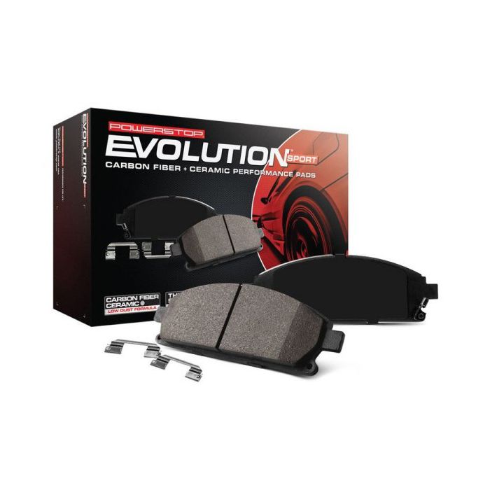 Power Stop Z23-6004 Z23 Evolution Sport Rear Brake Pad Kit for 18-20 Jeep Wrangler JL Sahara & Rubicon