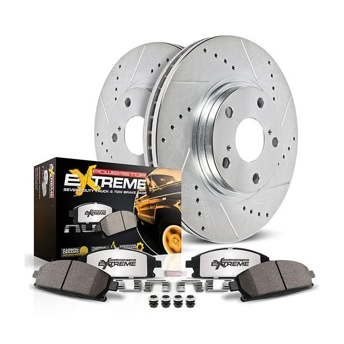 PowerStop K8938-36 Z36 Truck & Tow Front Brake Upgrade Kit for 2024 Toyota Tacoma