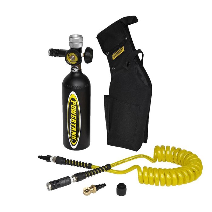 PowerTank PS01-3140-MBK Workman Powershot Sidearm CO2 Tank System - Package A 