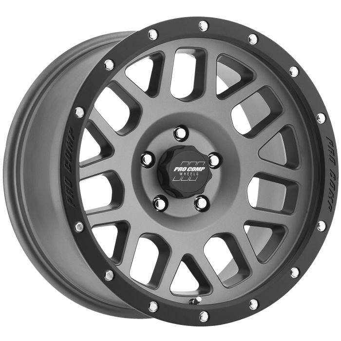 Pro Comp  Vertigo Series 40 in Gray and Black for 07-23 Jeep Wrangler JL, JK & Gladiator JT