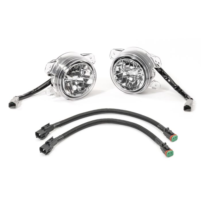 Quadratec  JK Style LED Fog Lamp Kit for 97-06 Jeep Wrangler TJ & Unlimited