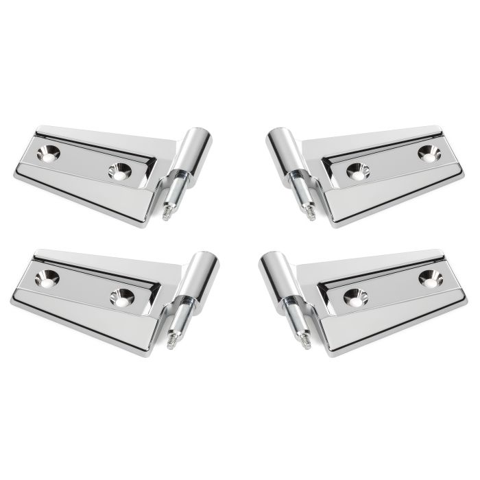 ACCUPART DOOR HINGE KIT 4PC JK CHROME  13009 0601
