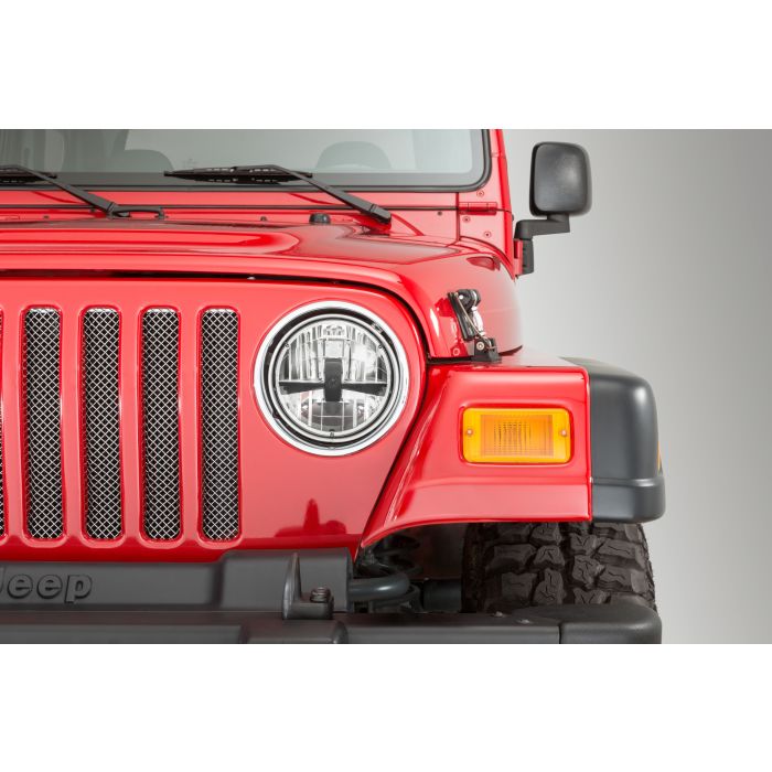 Quadratec  Gen II LED Headlights for 55-06 Jeep Wrangler TJ, Unlimited & CJ