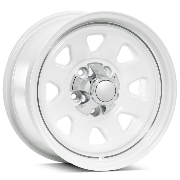 Quadratec  CJ Retro Alloy Wheel for 07-24 Jeep Wrangler JK, JL and Gladiator JT