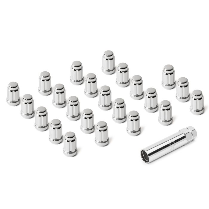 LYNX SPLINE DR LUG LOCK SET 1/2 X20 BLK