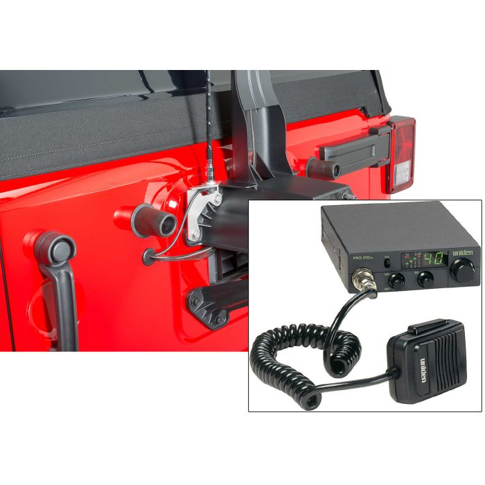 UNIDEN PRO 510 CB & ANTENNA MOUNT KIT-JK   (07KIT)