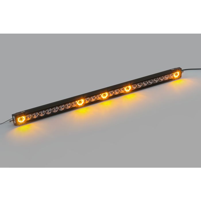 Quadratec  J5 LED Light Bar with Amber Clearance Cab Lights for 97-26 Jeep Wrangler TJ, JK, JL & Gladiator JT